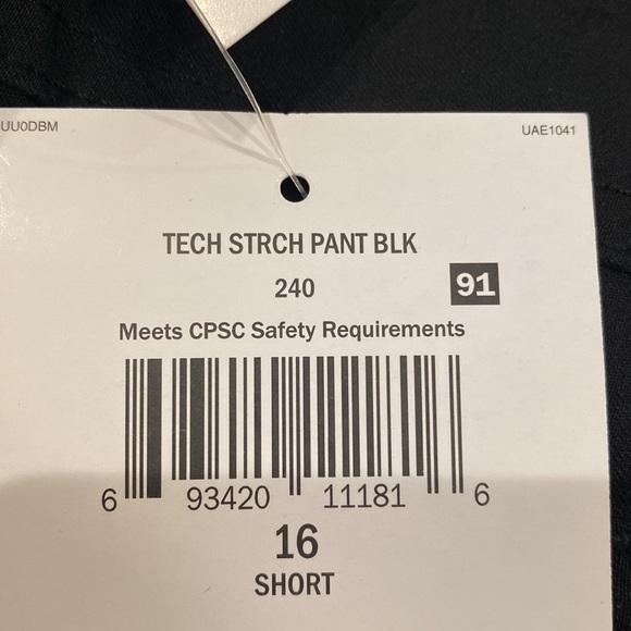 NWT Womens Falls Creek black tech stretch pant low rise bootcut ankle plus size - Picture 7 of 8